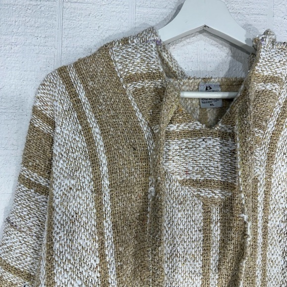 Artesanias Mickey baja plaid hippie hoodie size XL - Picture 2 of 8